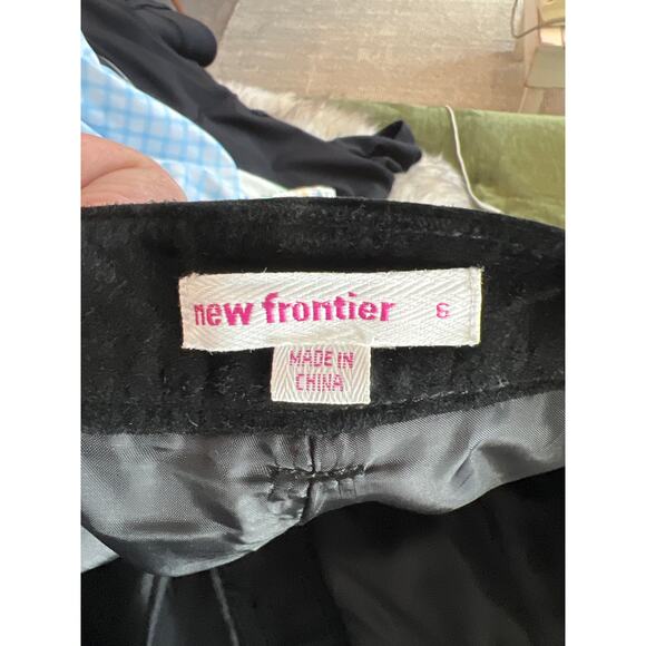 New Frontier size 6 black suede western pants - Picture 4 of 5